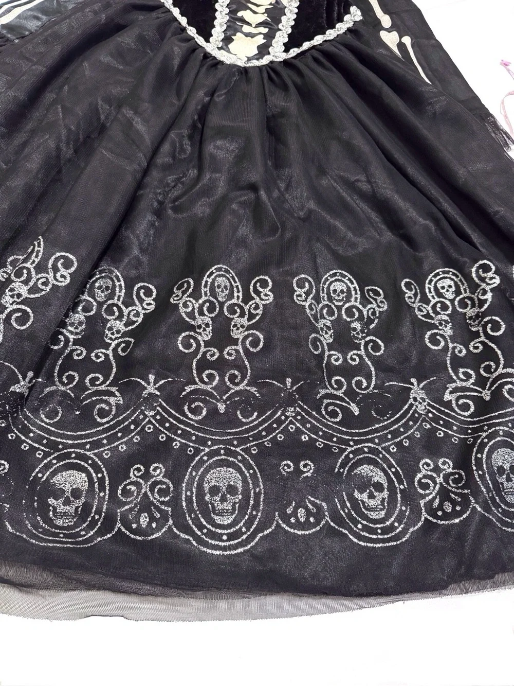 Chasing Fireflies Wishcraft Skeleton Princess Day of the Dead Dress Black 6